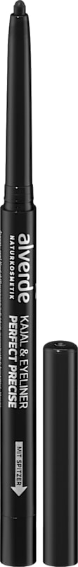 alverde NATURKOSMETIK Khôl & Eyeliner Perfect Precise 01 Noir, 0,3 g