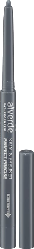 alverde NATURKOSMETIK crayon & eyeliner Perfect Precise 02 gris, 0,3 g