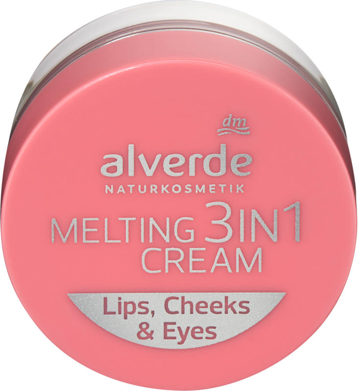 alverde NATURKOSMETIK Baume à lèvres Melting 3en1 Cream 20 6,5 ml