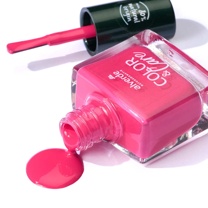 alverde NATURKOSMETIK Vernis à Ongles Color & Care 230 Summer Pink 10 ml