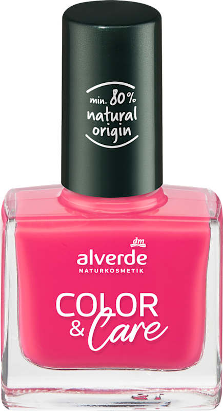 alverde NATURKOSMETIK Vernis à Ongles Color & Care 230 Summer Pink 10 ml
