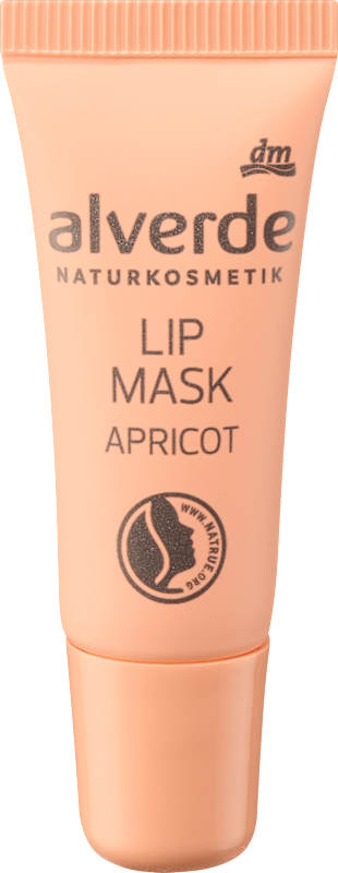 alverde NATURKOSMETIK Masque lèvres Abricot, 8 ml