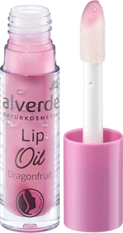 alverde NATURKOSMETIK Huile à lèvres fruit du dragon, 3,9 ml