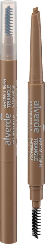alverde NATURKOSMETIK Crayon à sourcils Triangle Brow Liner 04 Macchiato 0,28 g