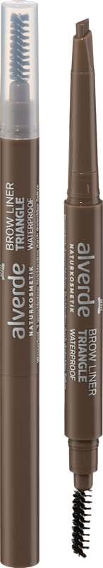 alverde NATURKOSMETIK Crayon à sourcils Triangle Brow Line 07 Moka, 0,28 g