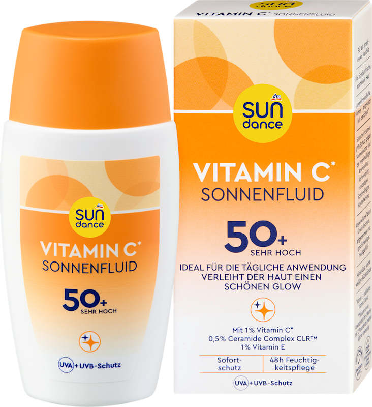 SUNDANCE Fluide solaire visage vitamine C, LSF 50+, 50 ml