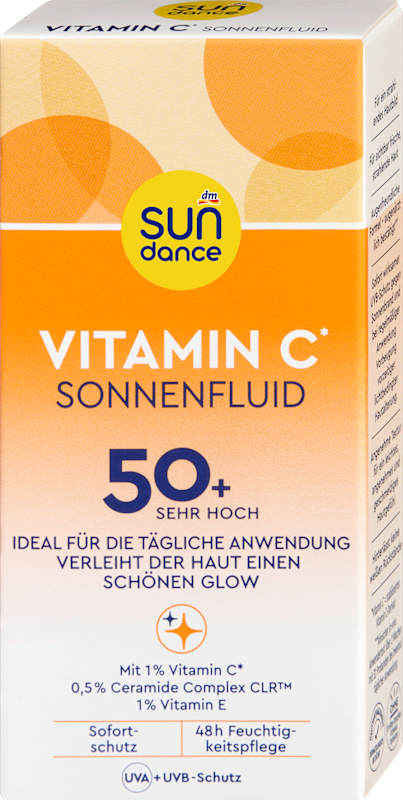 SUNDANCE Fluide solaire visage vitamine C, LSF 50+, 50 ml