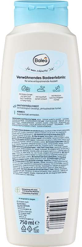 Balea Bain moussant Coconut Lagoon 750 ml