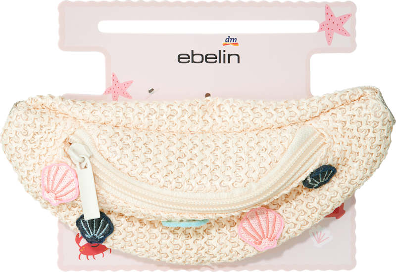 ebelin Banane en raphia avec coquillages, 1 pièce
