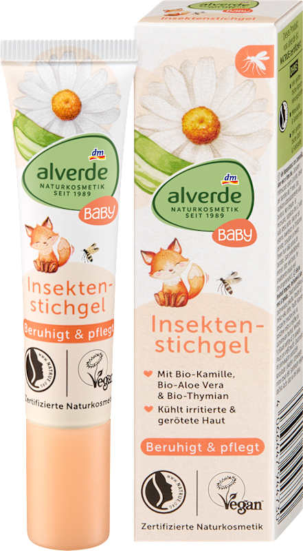 alverde BABY Gel piqûres d'insectes bébé 15 ml
