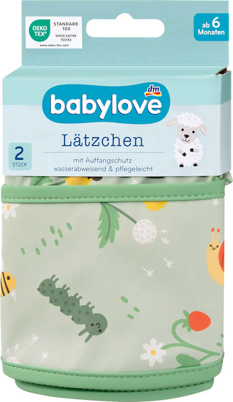 babylove Bavoir vert jardin 2 pc