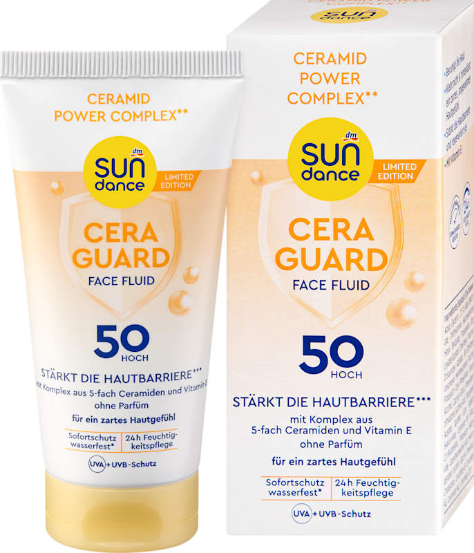 SUNDANCE Fluide solaire visage cera guard, LSF 50, 50 ml