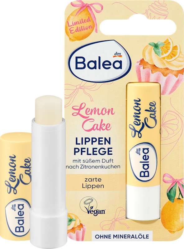 Balea Soin des lèvres Lemon Cake, 4,8 g