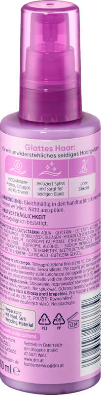 Balea Sérum cheveux Anti-Frizz Glatt & Glossy 100 ml