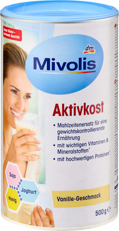 Mivolis poudre repas actif vanille 500 g