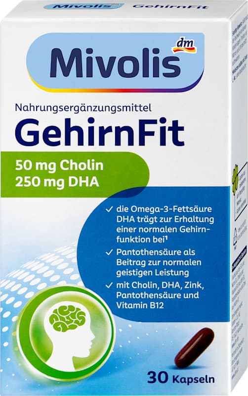 Mivolis GehirnFit gélules 30 pièces, 37,3 g