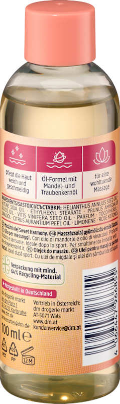 Balea Huile de massage Sweet Harmony 100 ml