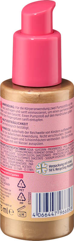 Balea fluide corps scintillant Tropical Dream 75 ml