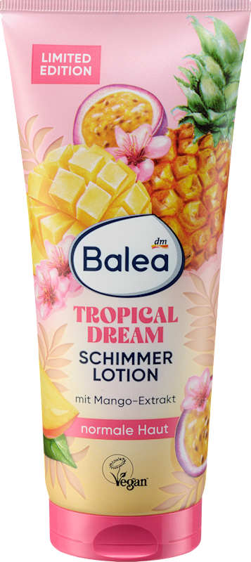 Balea Lait corporel scintillant Tropical Dream, 200 ml
