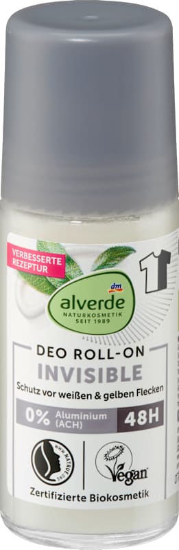 alverde NATURKOSMETIK Déodorant roll-on Invisible 50 ml