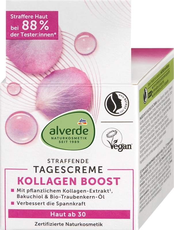 alverde NATURKOSMETIK Crème visage Collagène Boost 50 ml