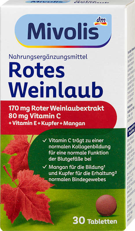Mivolis Vigne Rouge Comprimés 30 pcs 19 g