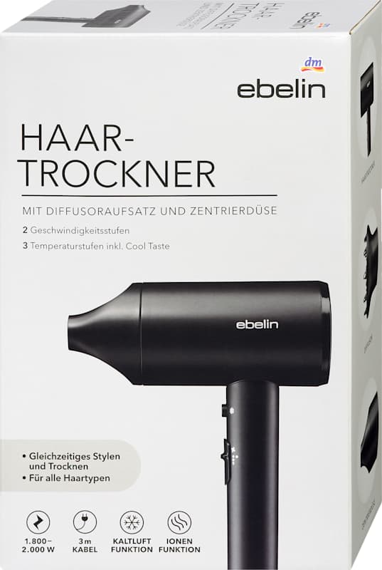 ebelin Sèche-cheveux, 1 pièce