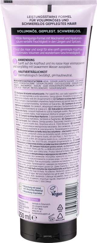 Balea PROFESSIONAL shampooing Hydra Volume 250 ml