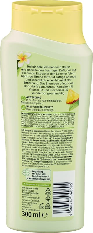 Balea Shampoing Lemon Lover, 300 ml