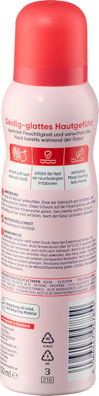 Balea Mousse à raser Lychee Love, 150 ml