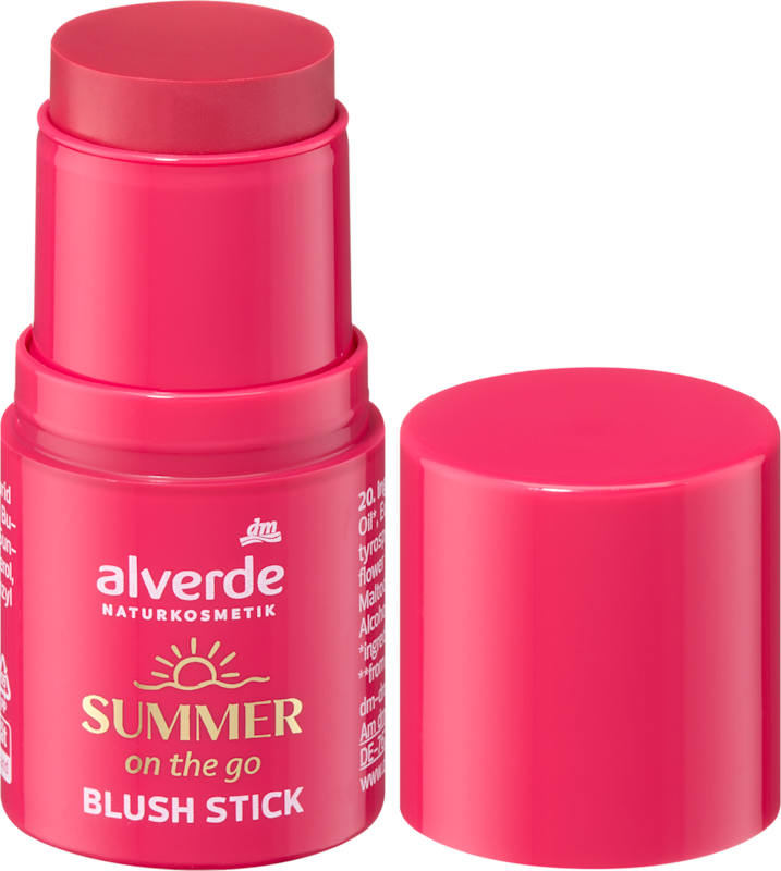 alverde NATURKOSMETIK Blush Stick Summer On The Go 20, 5,5 g