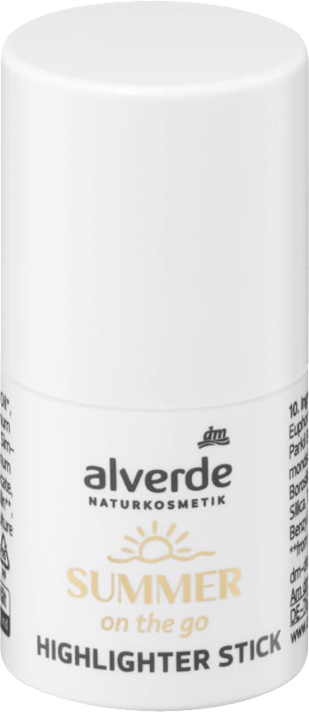 alverde NATURKOSMETIK Stick illuminateur Summer On The Go 10, 5,5 g