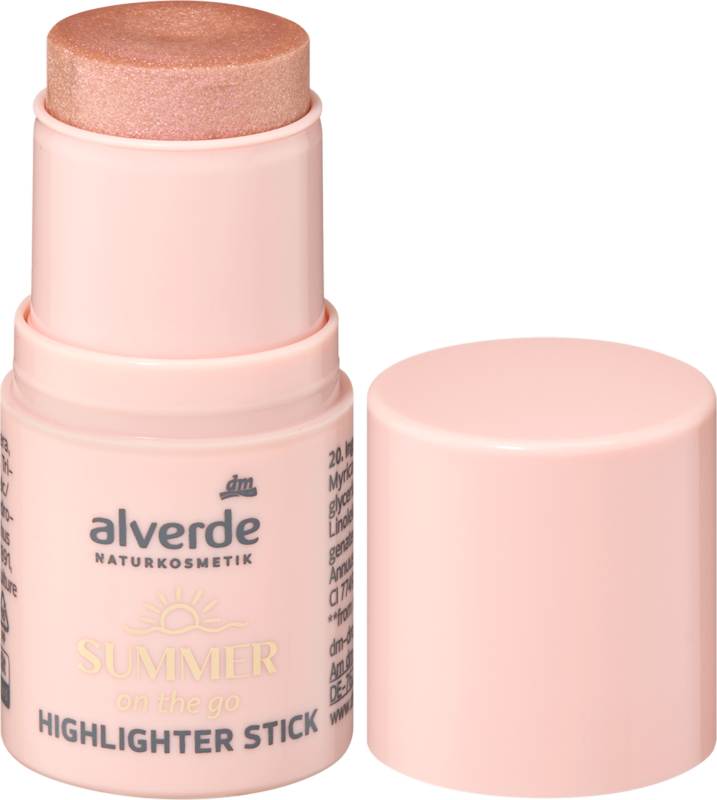 alverde NATURKOSMETIK Stick illuminateur Summer On The Go 20 5,5 g