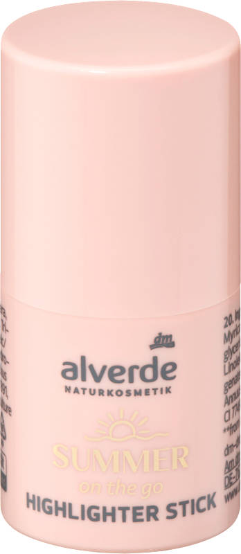 alverde NATURKOSMETIK Stick illuminateur Summer On The Go 20 5,5 g