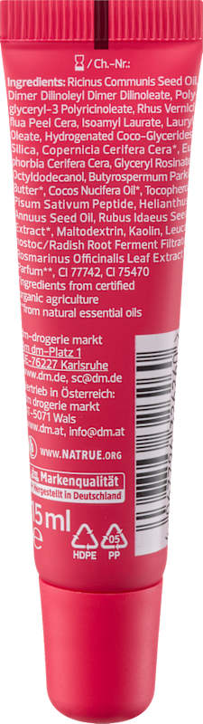 alverde NATURKOSMETIK Baume à lèvres Summer On The Go Peptide 30, 15 ml