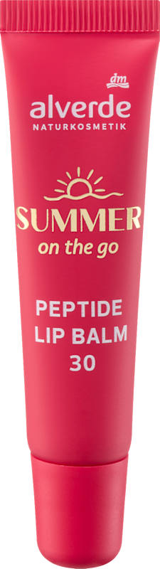 alverde NATURKOSMETIK Baume à lèvres Summer On The Go Peptide 30, 15 ml