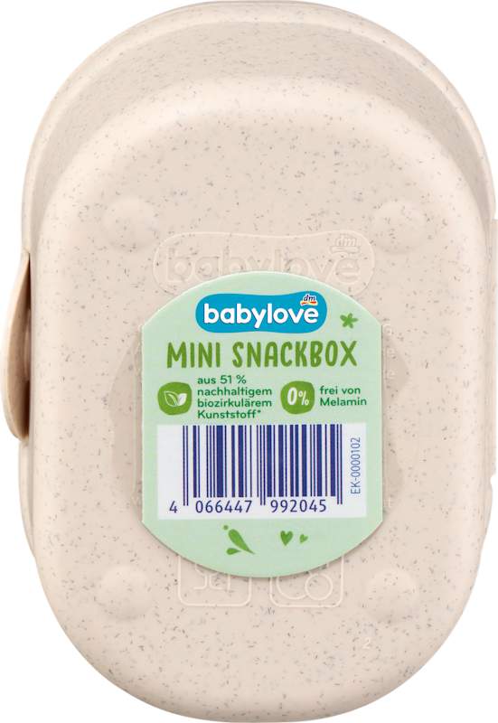 babylove Boîte à snack mini pour fruits crème, 1 pièce