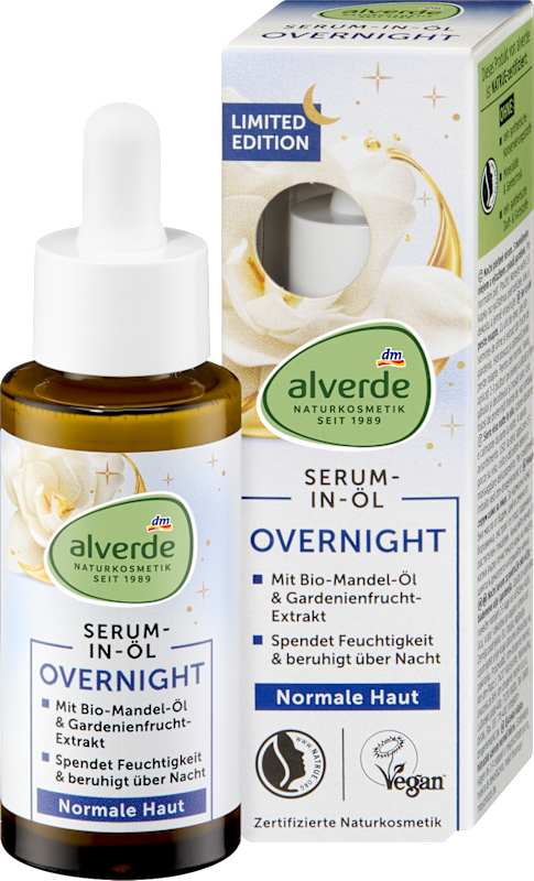 alverde NATURKOSMETIK Sérum dans huile Overnight 30 ml
