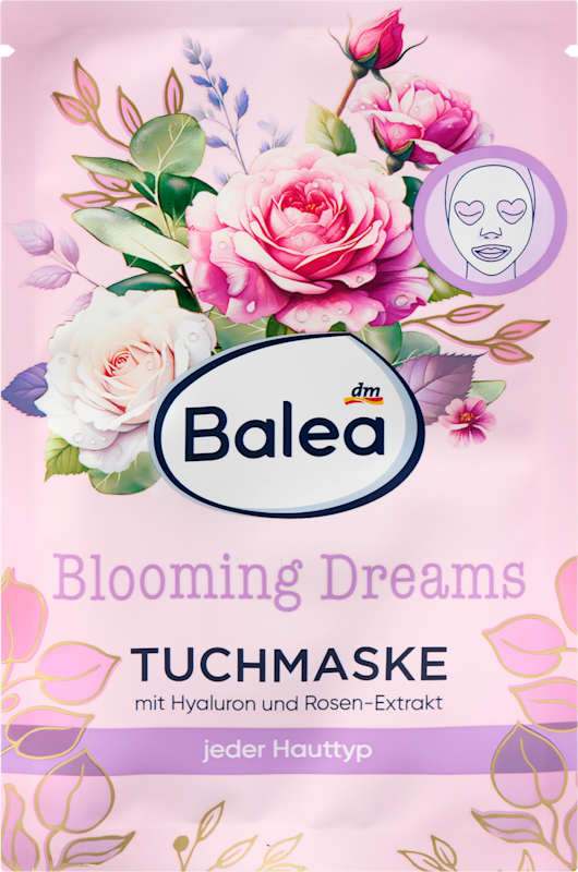 Balea Masque Tissu Blooming Dreams, 1 pièce