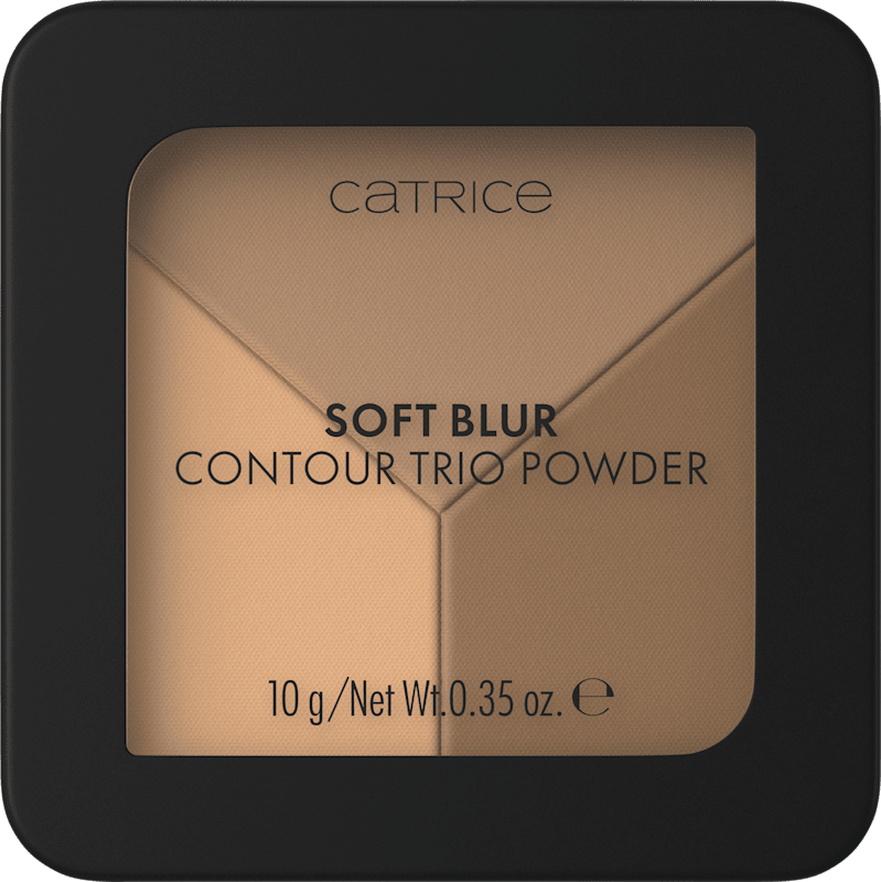 Catrice Crayon contour Puder Glass Cloud Soft Blur Contour Trio Powder C020 Neutral Hamrony, 10 g — produit allemand authentique au Maroc