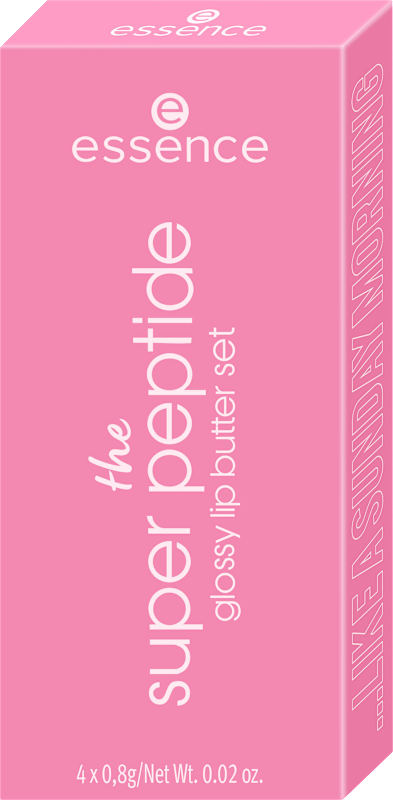 essence Coffret The Super Peptide Glossy Lip Butter 4 pièces