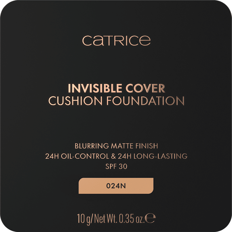 Catrice Fond de teint Cushion Invisible Cover 024N, 10 g — produit allemand authentique au Maroc