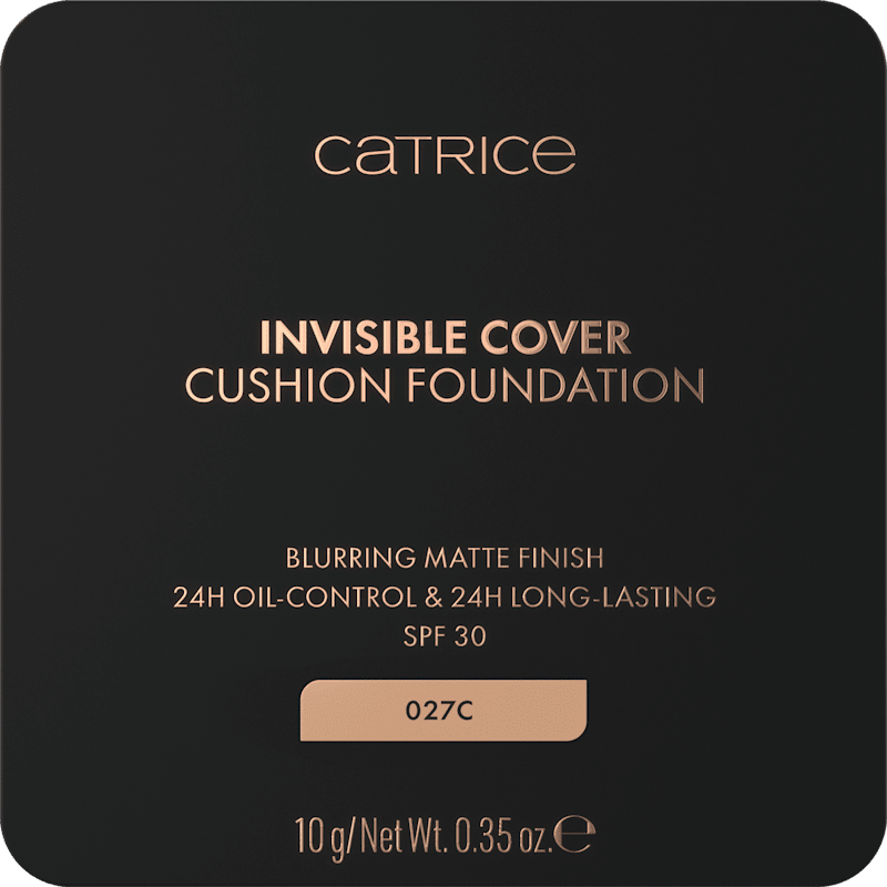 Catrice Fond de teint Cushion Invisible Cover 027C, 10 g — produit allemand authentique au Maroc
