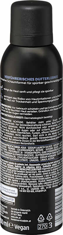Balea MEN mousse de douche Dark Elegance 2en1 200 ml