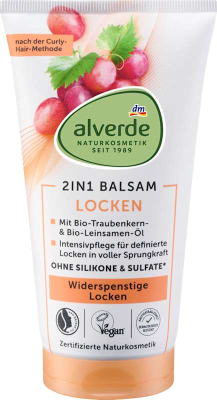 alverde NATURKOSMETIK Baume Boucles 2en1 150 ml