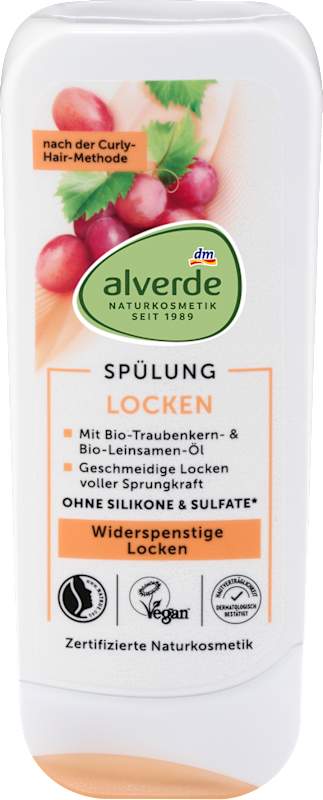alverde NATURKOSMETIK après-shampoing boucles 200 ml