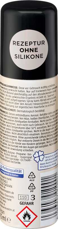 réell‘e EXPERT Spray retouche racines Noir, 75 ml