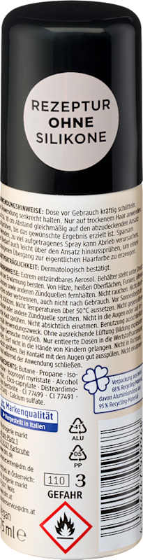 réell‘e EXPERT Spray retouche racines Brun à châtain moyen, 75 ml
