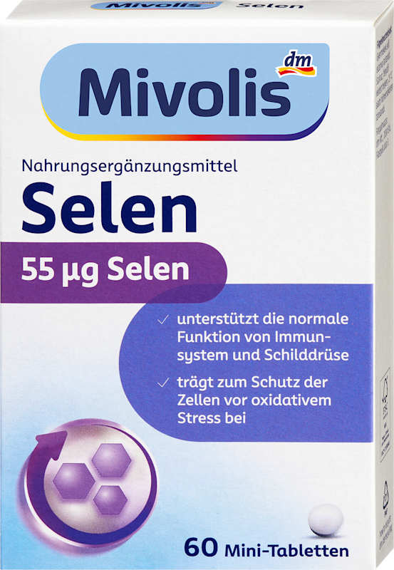 Mivolis Sélénium comprimés 60 pièces 15 g