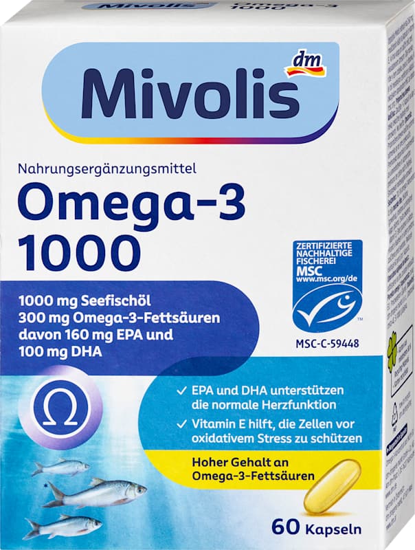 Mivolis Oméga-3 1000 (60 capsules)